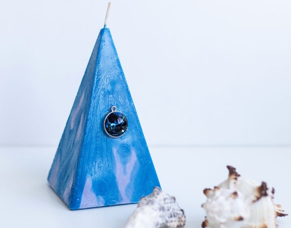 Gemini gift zodiac candle crystal inside Unique gift candle zodiac pendant Home sweet home zodiac decor