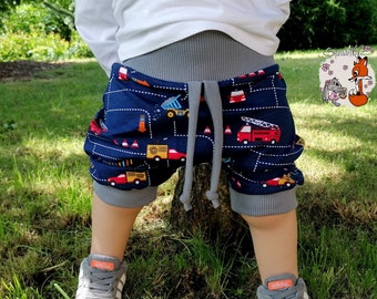 Bloomers Shorts Cars Vehicles Fire Department Wheel Loaders Excavators