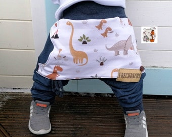 Spessartkidz® Pumphose oder gerader Jogger mit  Dinos... Label änderbar