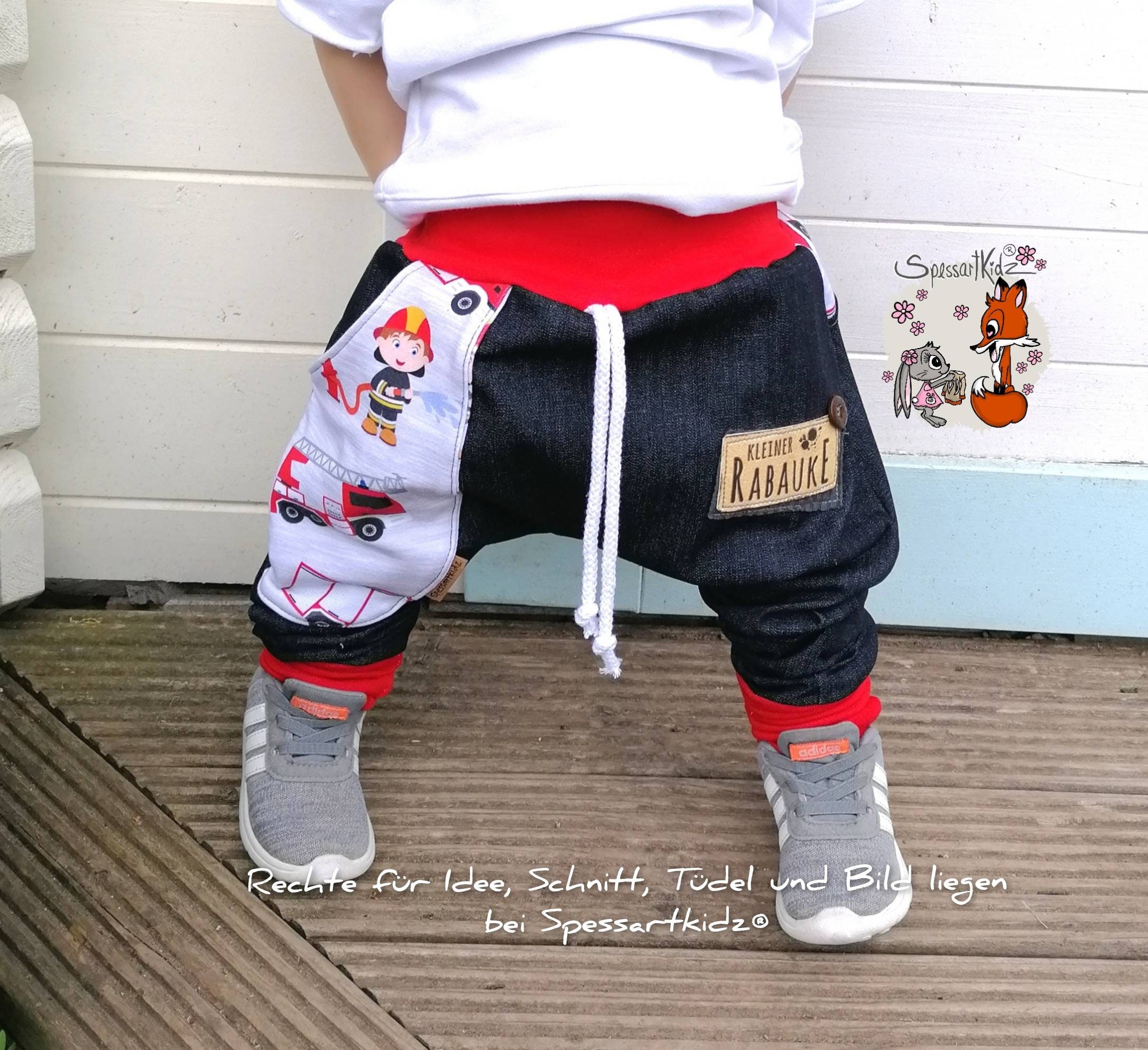 Pumphose Jeans Fire Brigade Label Changeable