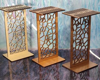 Display: Wooden Watchband Organizer