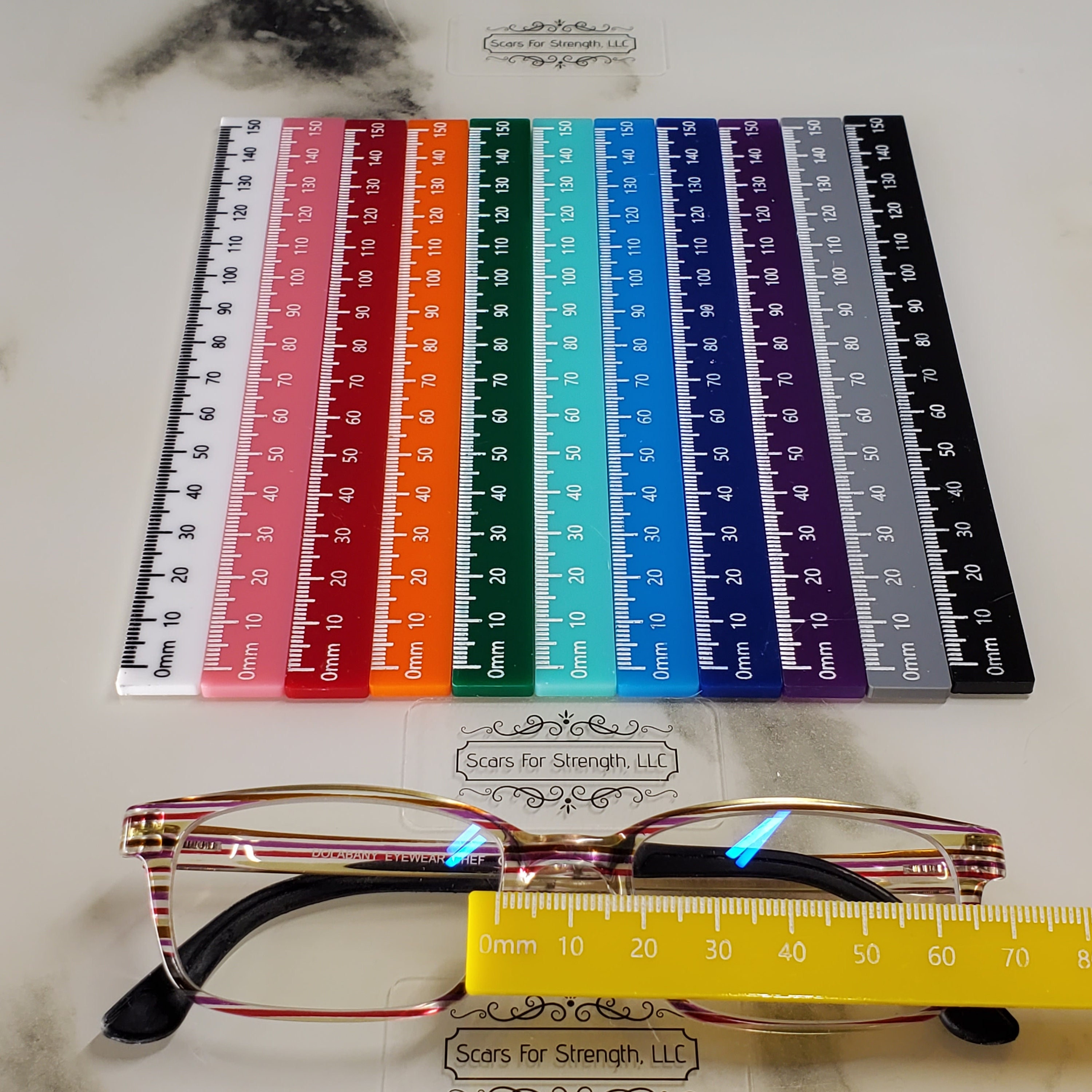 PD stick: Opaque, 150 MM 15 CM Ruler