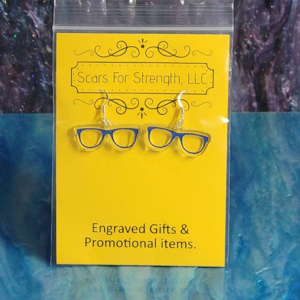 Earrings: Frame Front Eyeglasses