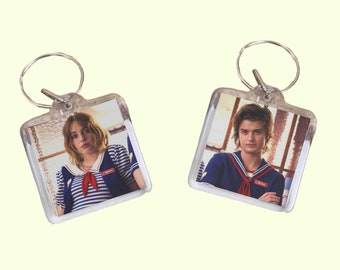 Steve And Robin Keychain Set Of 2 Etsy
