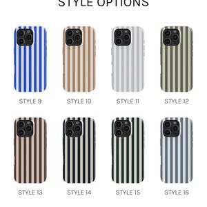 Retro Striped Phone Case for iPhone, Samsung & Google imagen 3