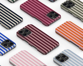 Retro Striped Phone Case for iPhone, Samsung & Google