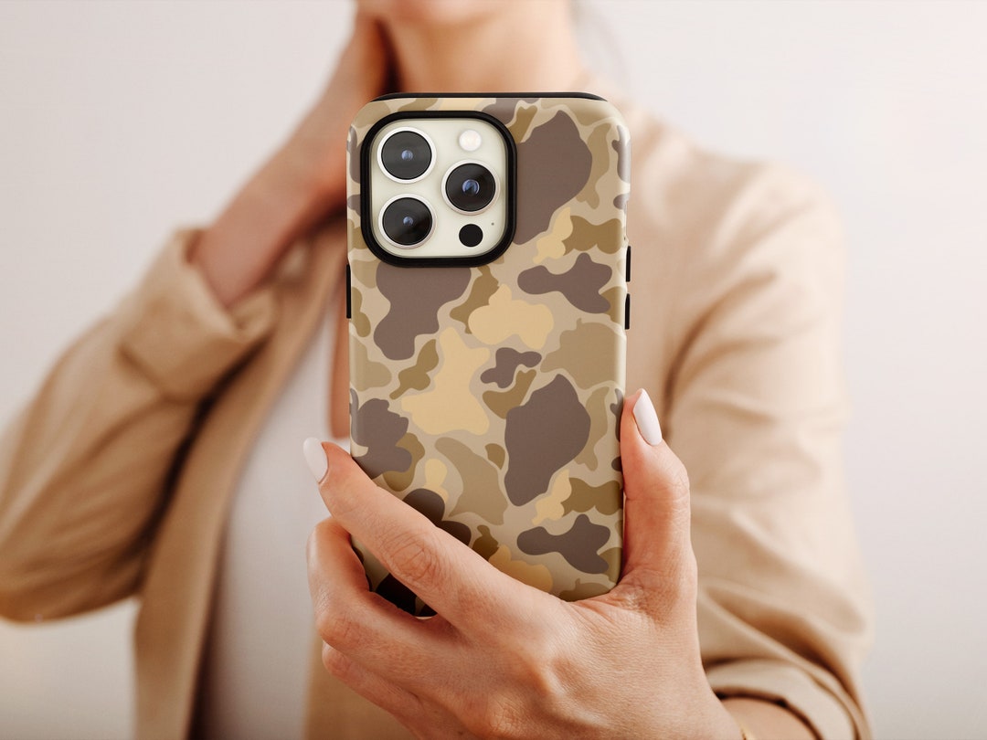 Old School Camo Phone Case Custom Vintage Camouflage Tough Case Fit for
