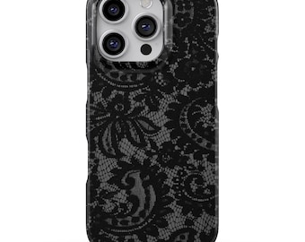 Black Vintage Lace Phone Case for iPhone, Samsung & Google