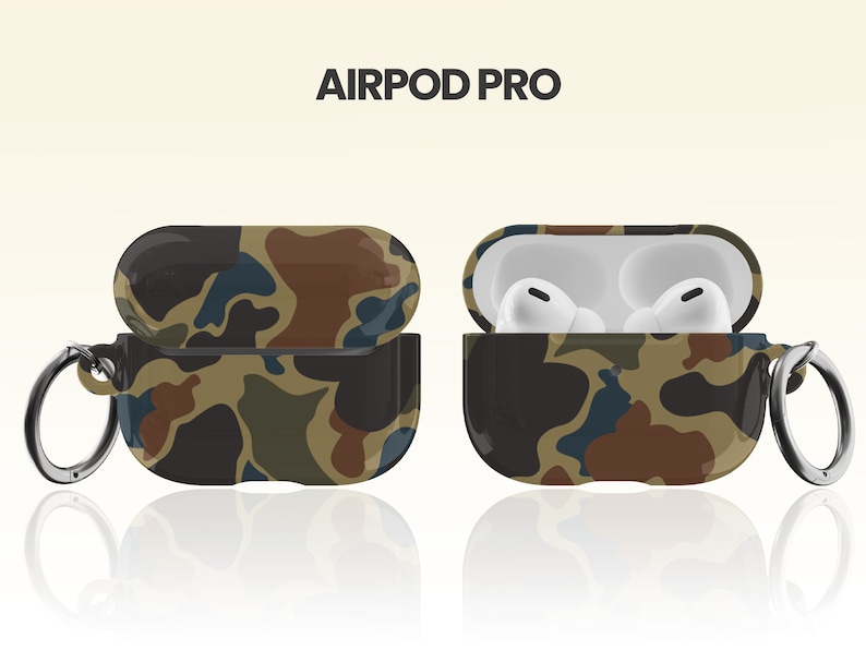 Old School Camo AirPod Case Cute Vintage Duck Custom Cover Etsy