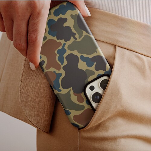 Custom Old School Camo Phone Case Vintage Duck Tough Case Fit Etsy