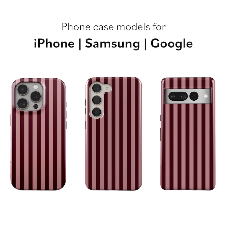 Retro Striped Phone Case for iPhone, Samsung & Google imagen 8