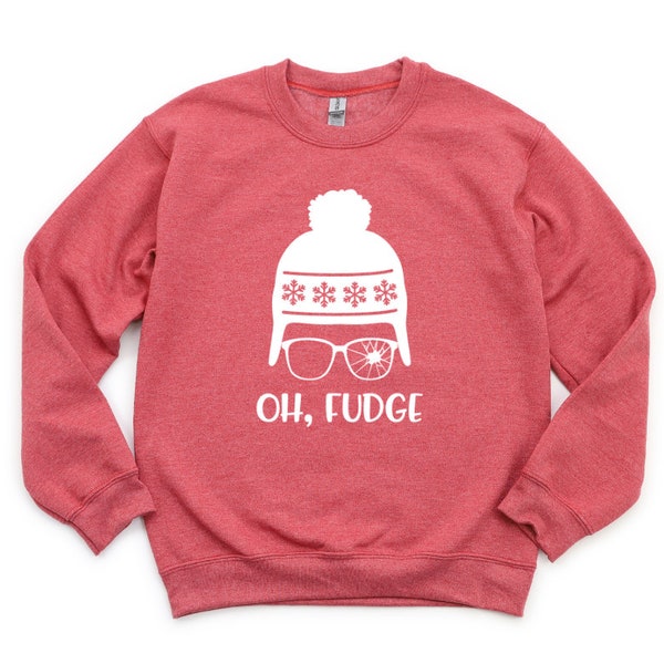 A Christmas Story Oh Fudge Crewneck Sweatshirt