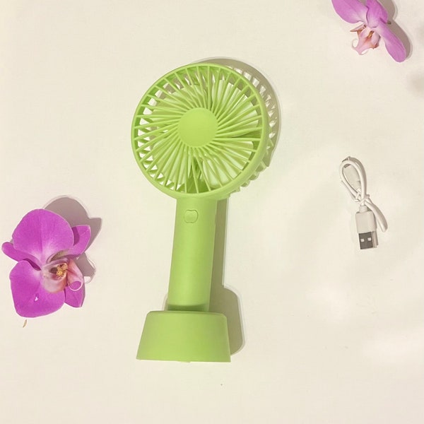 Portable mini handfan rechargeable Mini handheld fan Travel fan