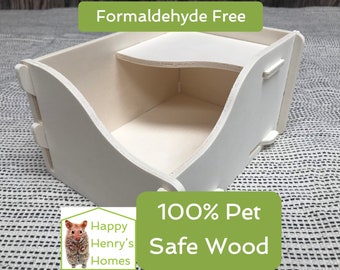 Hamster, Micro Dig Box - Formaldehyde Free, Non Toxic, Wooden, Slot Together & Modular