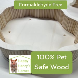 Wavy Rodent Dowel Sand Bath - 17" x 15 " Approx.