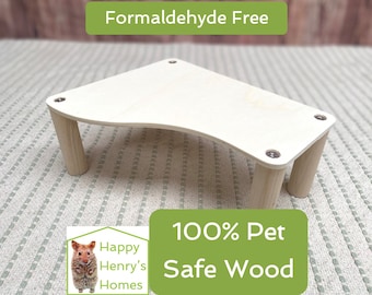 Hamster Platform complete with legs & fixings - Formaldehyde Free Non-toxic Poplar Plywood and Solid Birch