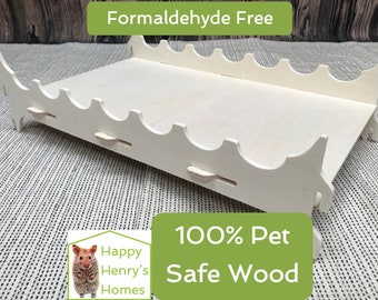 Rabbit Castle Bridge Only - Formaldehyde Free, Non Toxic, Wooden, Slot Together & Modular