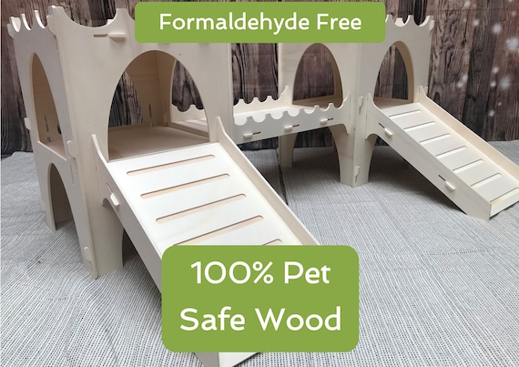 Rabbit Castle Kit Formaldehyde Free Non Toxic Wooden Slot Uk Rabbit Castle Kit Formaldehyde Free Non, Formaldehyde Free Flooring Uk