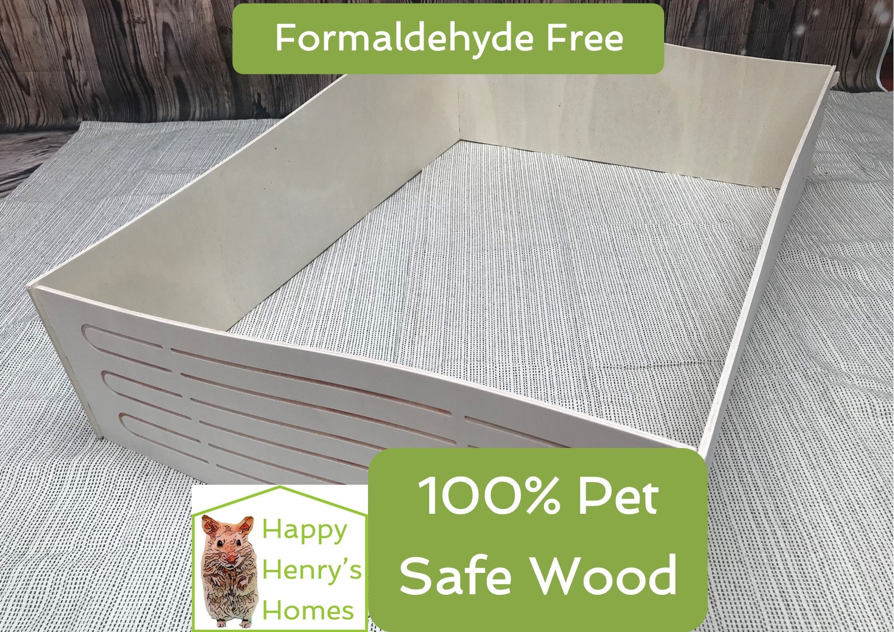 Hamster Run Formaldehyde Free Non Toxic Wooden Slot Together Etsy UK