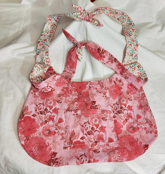 桜の花柄調節可能なフロッピーホーボーショルダーバッグ - Etsy 日本