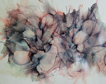 Abstract Alcohol Ink Painting