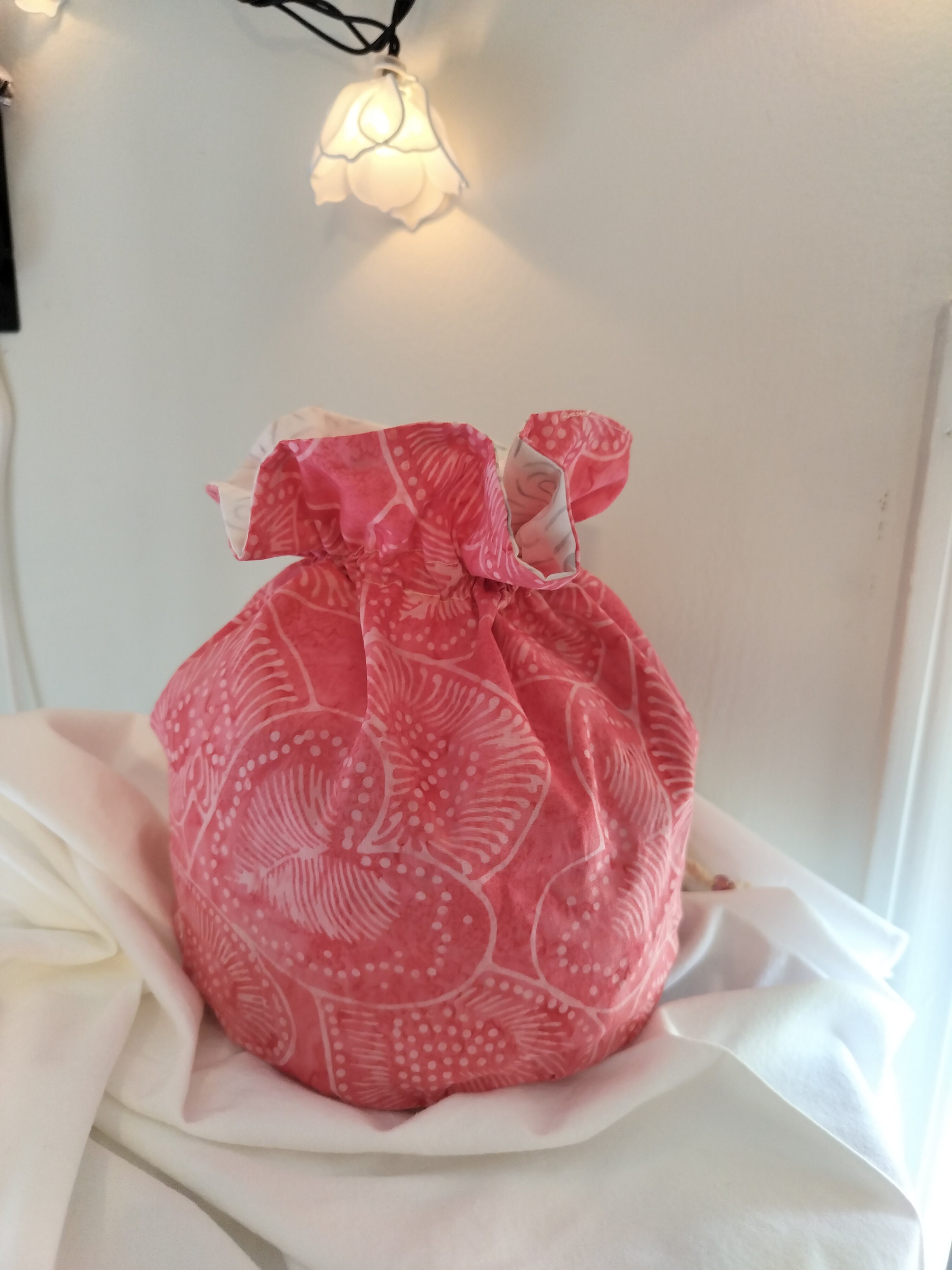 Handmade Round Bottom Drawstring Bag - Etsy