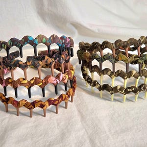 Boho Zig Zag Hold In Place Headbands-BROWNS
