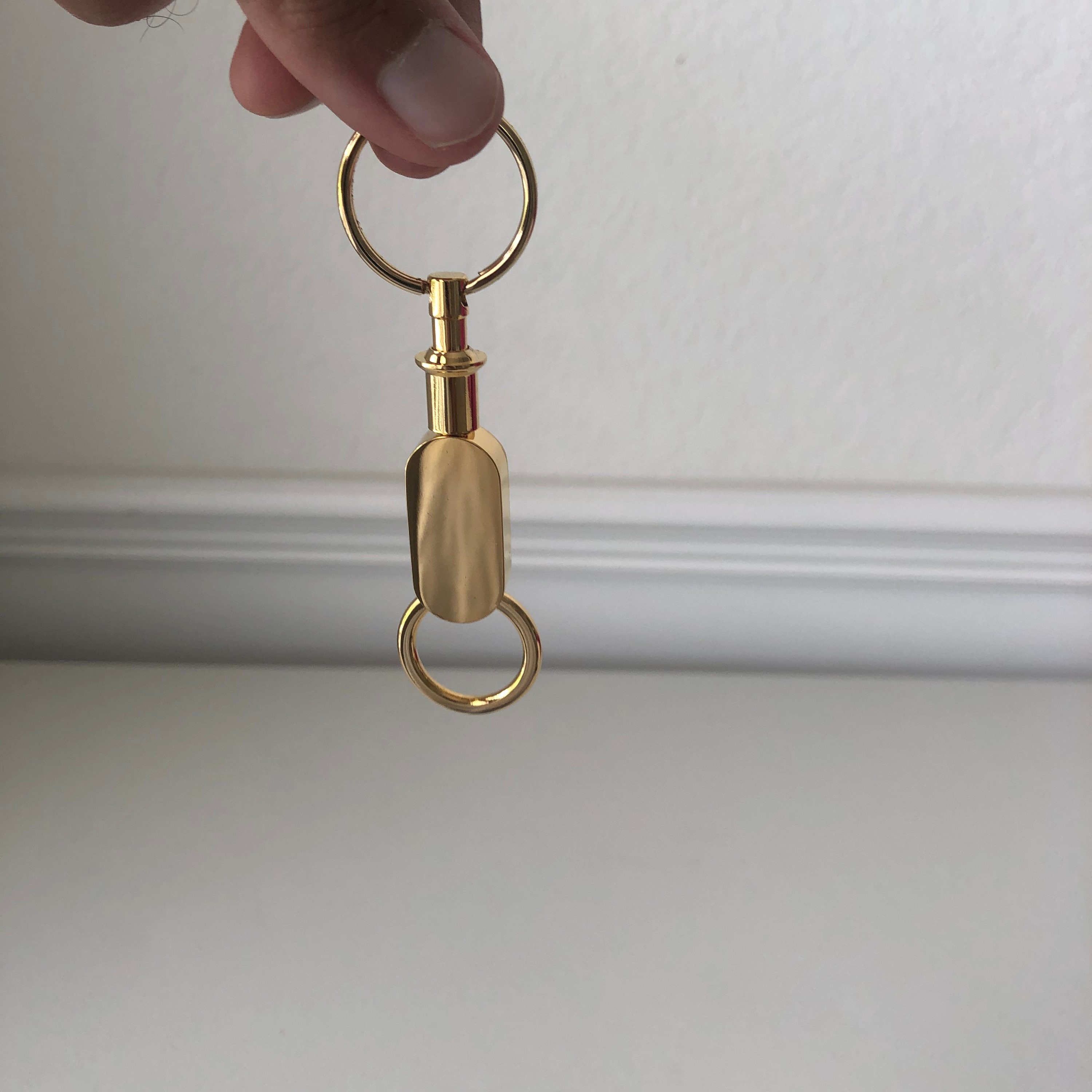 Valet Keychains Vintage Valet Keychain, Pull Apart Keyring (silver or Gold) - Etsy