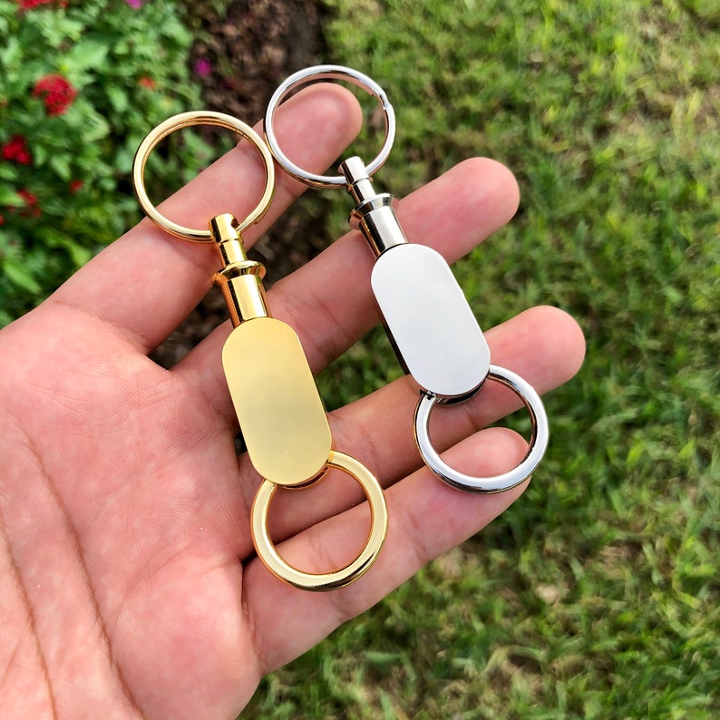 Vintage Valet Keychain Keychain Gold Silver Valet Etsy