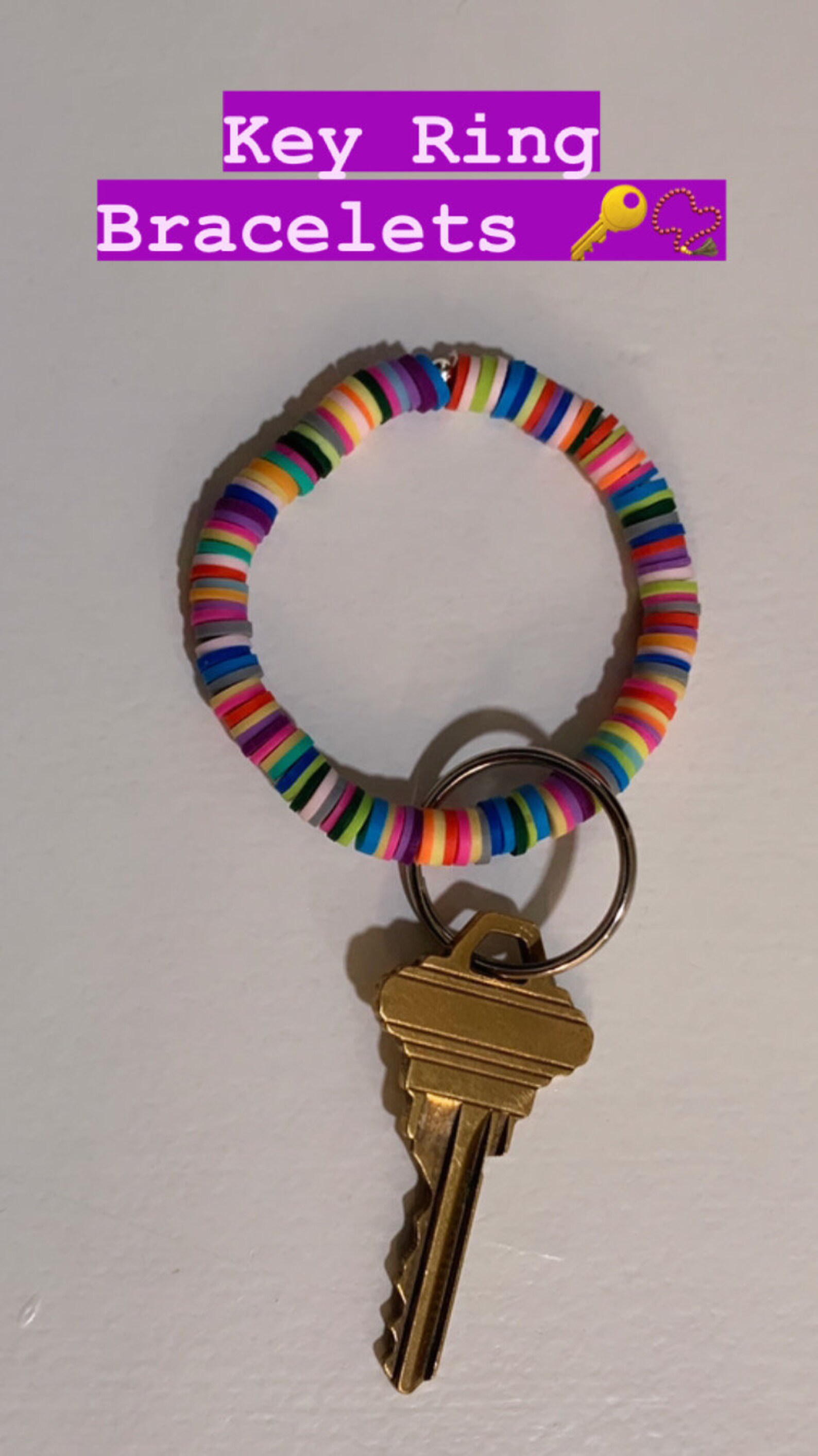 Key Ring Bracelet Etsy