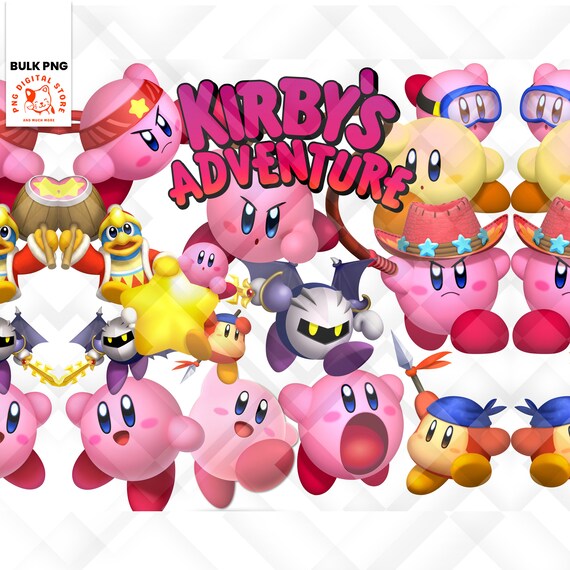 Kirby PNG Clipart - Etsy