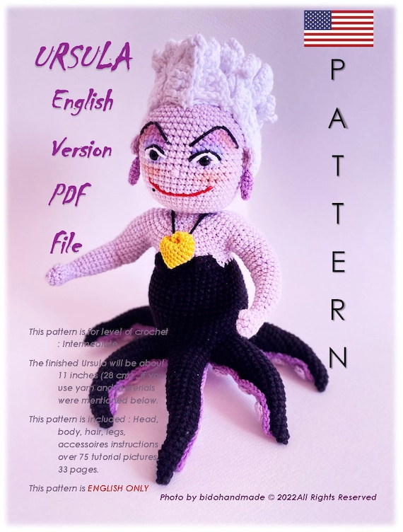 Octopus Amirugumi Child-toy Pattern Crochet collection doll Crochet doll Toys handmade pattern with more 75 tutorial picture and link video