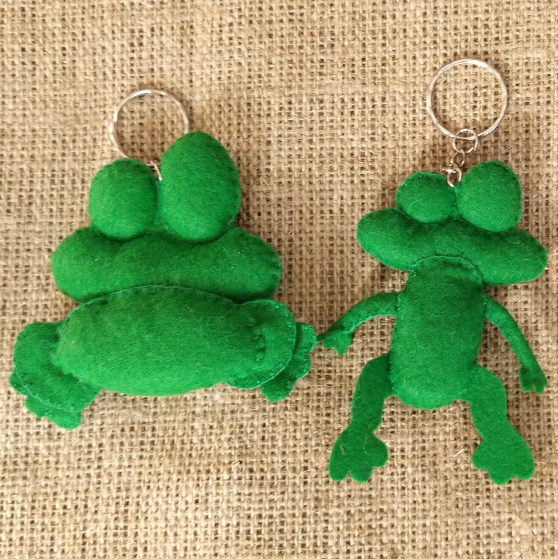 Funny frog keychain plush stuffed animal small fun plush Etsy