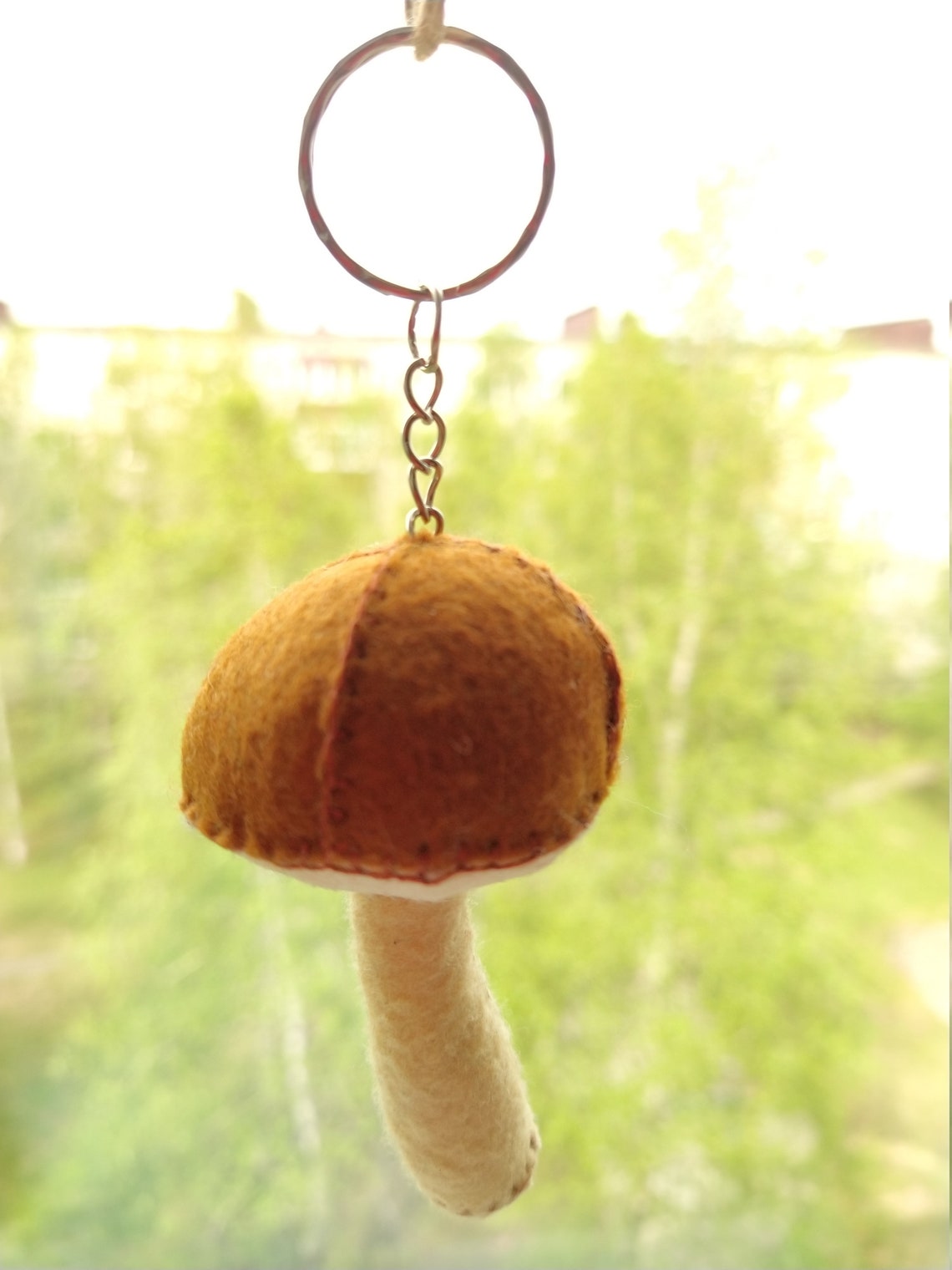 Cute mushroom keychain Magic mushroom plush Personalized Etsy