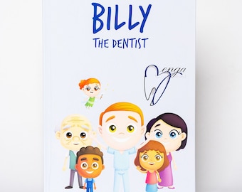 Billy the Dentist,Baby Shower Gift, Holiday Gifts,Kid's Book,Baby Shower,Animal Books,Picture Books,Gift for Grandkids, Birthday Gifts, Fun