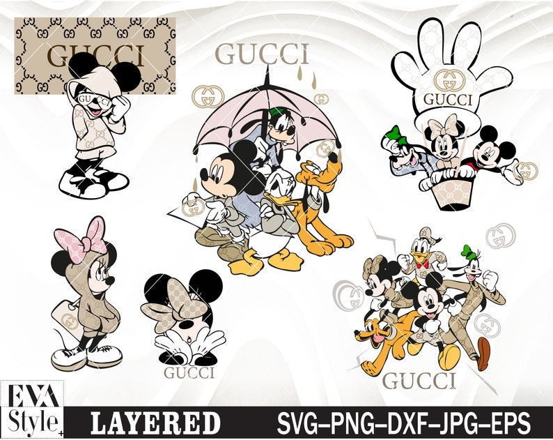 Download Gucci disney SVG Gucci Mickey svg svg bundlepngepsdxf | Etsy