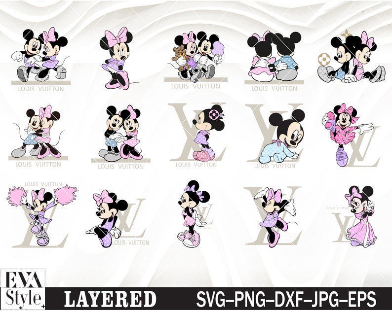 Download Lv Disney svg lv Mickey Mouse svglv minnie Mouse SVGpngeps ...