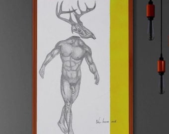 Gay Nude Drawing | Etsy