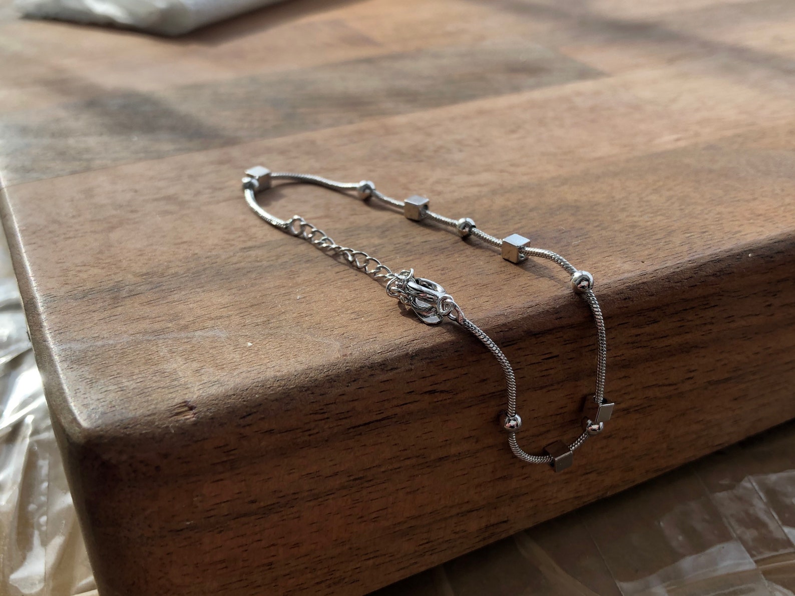 Silver charm bracelet cute charm bracelet Etsy