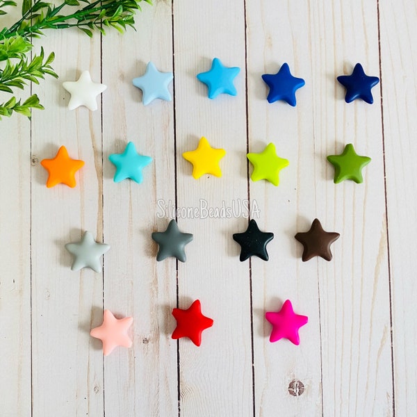 Star beads • 1 pc • 45 mm•  silicone focal bead • big star • silicone charm • silicone beads • jewelry making • craft • necklace • bracelet