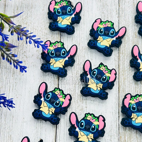 Blue koala bead  • silicone focal beads • cartoon character • animal beads • loose beads • shaped beads • Hawaiian • beads for pen •