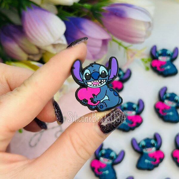 NEW blue koala • pink heart • pink heart  • cartoon character • animal • xoxo • pink dog • beads for pen • love • pvc focal beads for pen