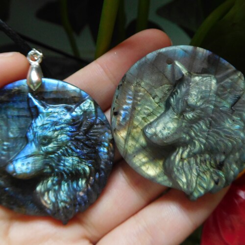 Carve Wolf Head. Labradorite Wolf. Wolf 