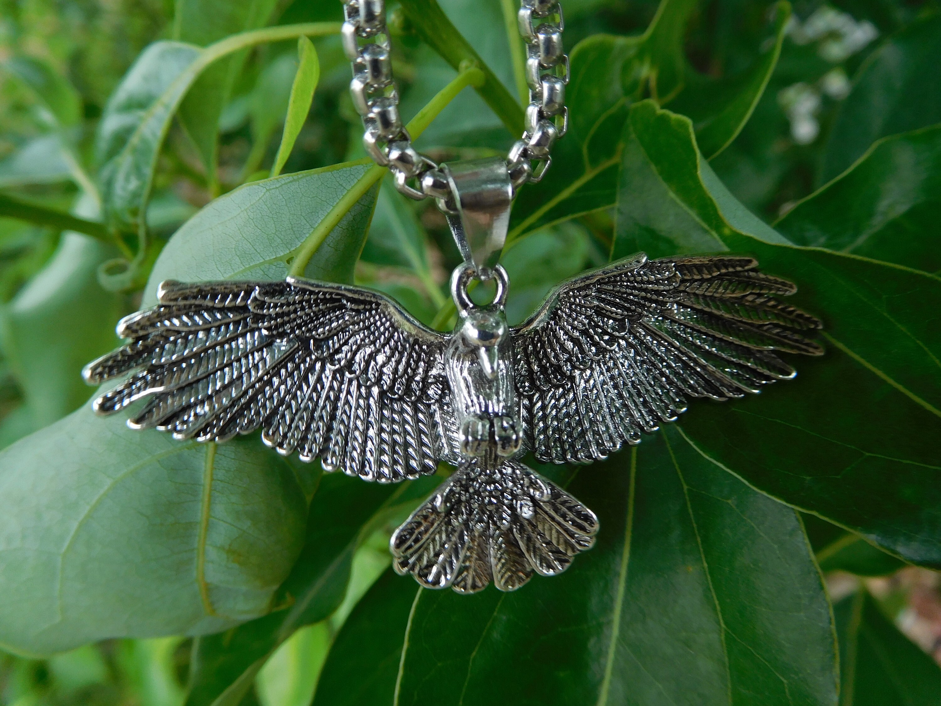 Eagle Necklace. Alloy Carved Eagle Jewelry. Handcrafted Animal Etsy UK