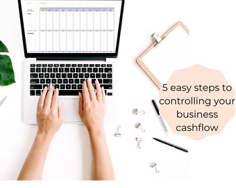 Simple Cashflow Excel Spreadsheet BookKeeping (Suitable all countries) Bank Accounting for Sole Traders and Small Companies Digital Download