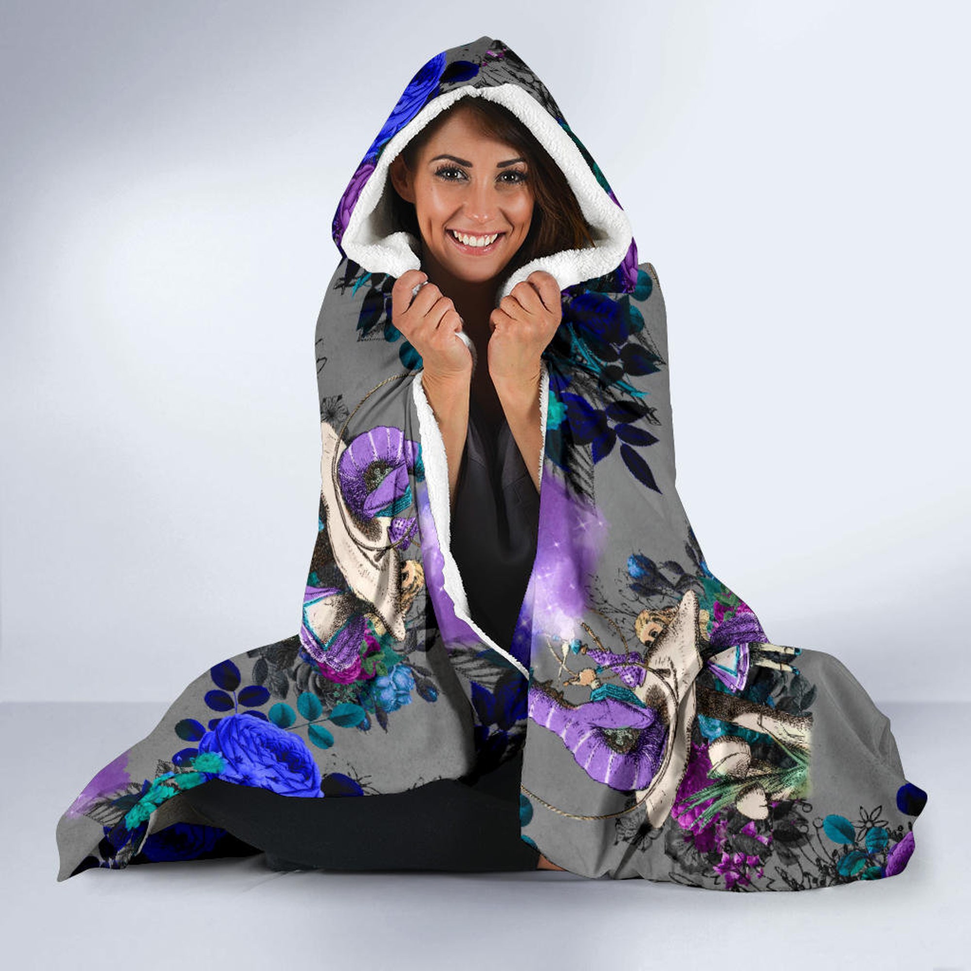 Alice Mushroom-Hooded Blanket