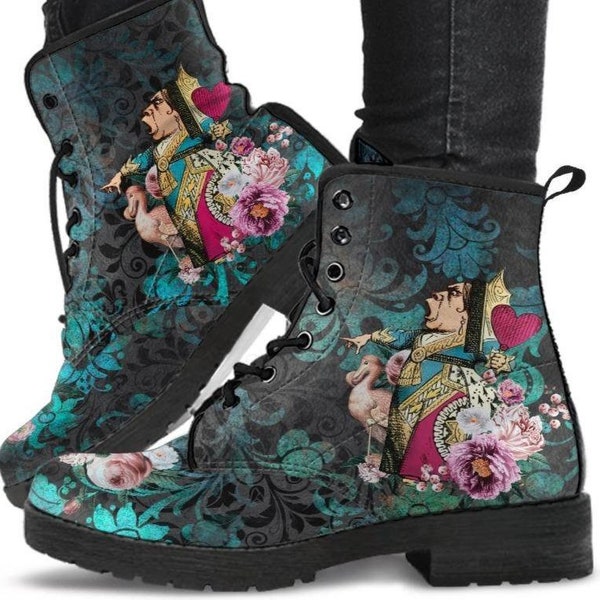 Alice off with her head Grunge -Lace up Festival Combat boots, Boots Classic Boots