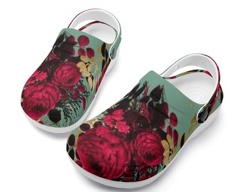 Clogs waterproof Sandal Roses no holes