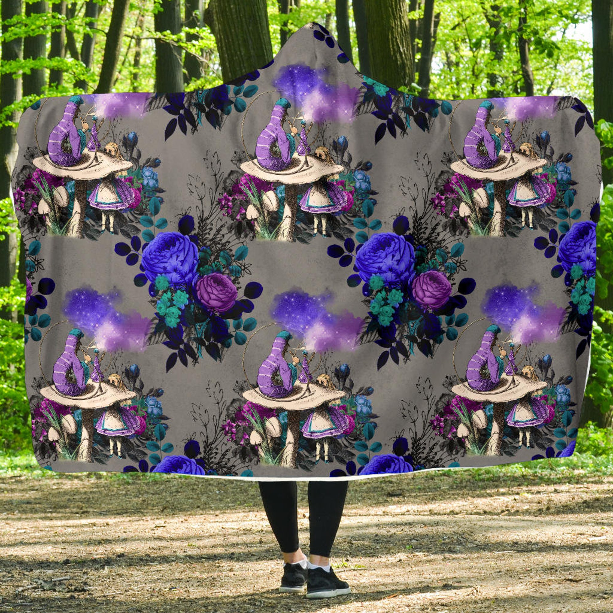 Discover Alice Mushroom-Hooded Blanket
