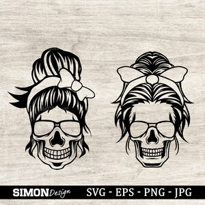 skull mom svg, Mom Skull svg, Messy bun skull svg, Mom life SVG, Momlife skull Svg, Messy Bun Skull Svg, Momster svg, Camo Mom Skull svg